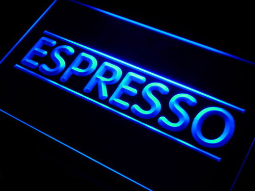 Espresso Coffee Shop Neon Light Sign